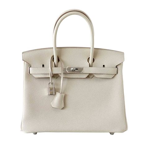 hermes birkin craie 30|Hermes Birkin 30cm leather.